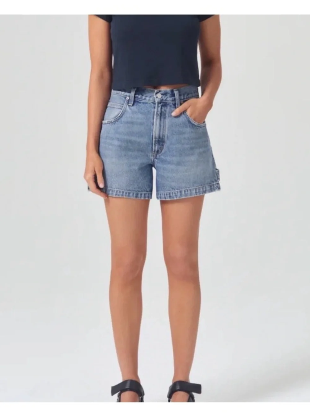 Agolde NWOT Magda Denim Shorts - Picture 1 of 11